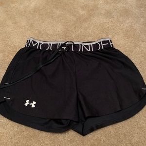Black Womens Under Armor shorts
